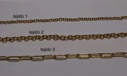 DOS pulseras de iniciales personalizadas
