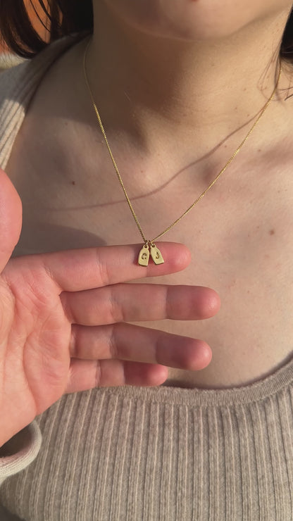 Collar personalizado con iniciales